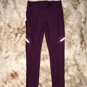 Purple Long Leggings by Xersion (size L)